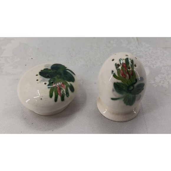 Red Wing Pottery Lexington Rose Salt and Pepper Shakers - Picture 1 of 3